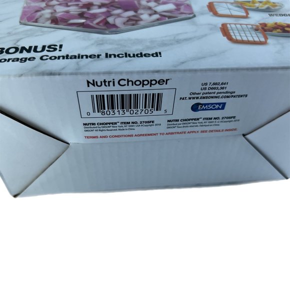 ASOTV Nutri-Chopper Handheld Food Prep Tool NIB - Picture 3 of 3